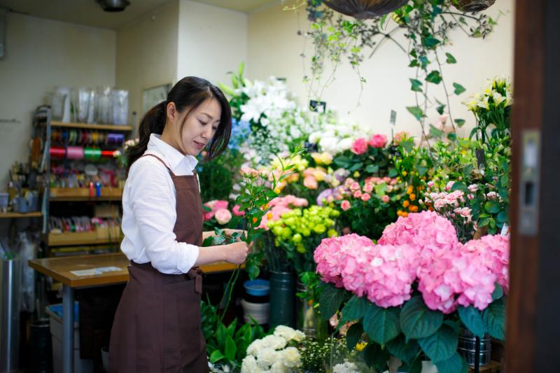 花屋の仕事と主婦業を両立するための工夫