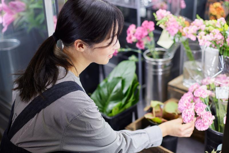 花屋 子育て 両立 イメージ